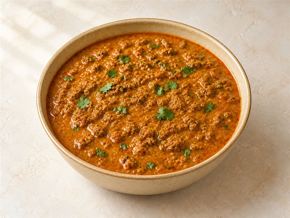 キーマカレーのAIイメージ